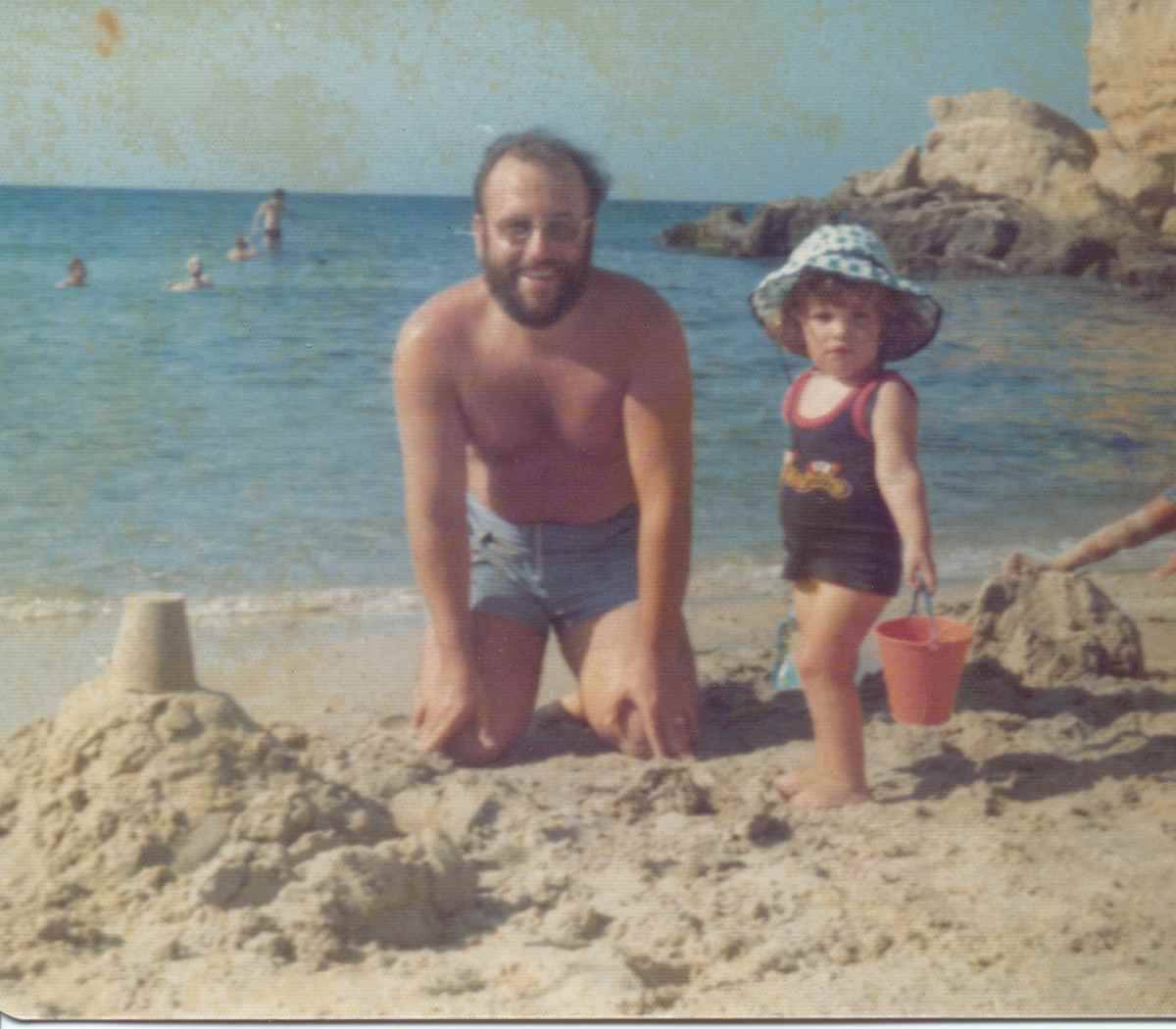 Keith and young Louise